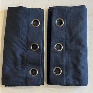 UGG Navy Blue Blackout Curtains (set of 2)
